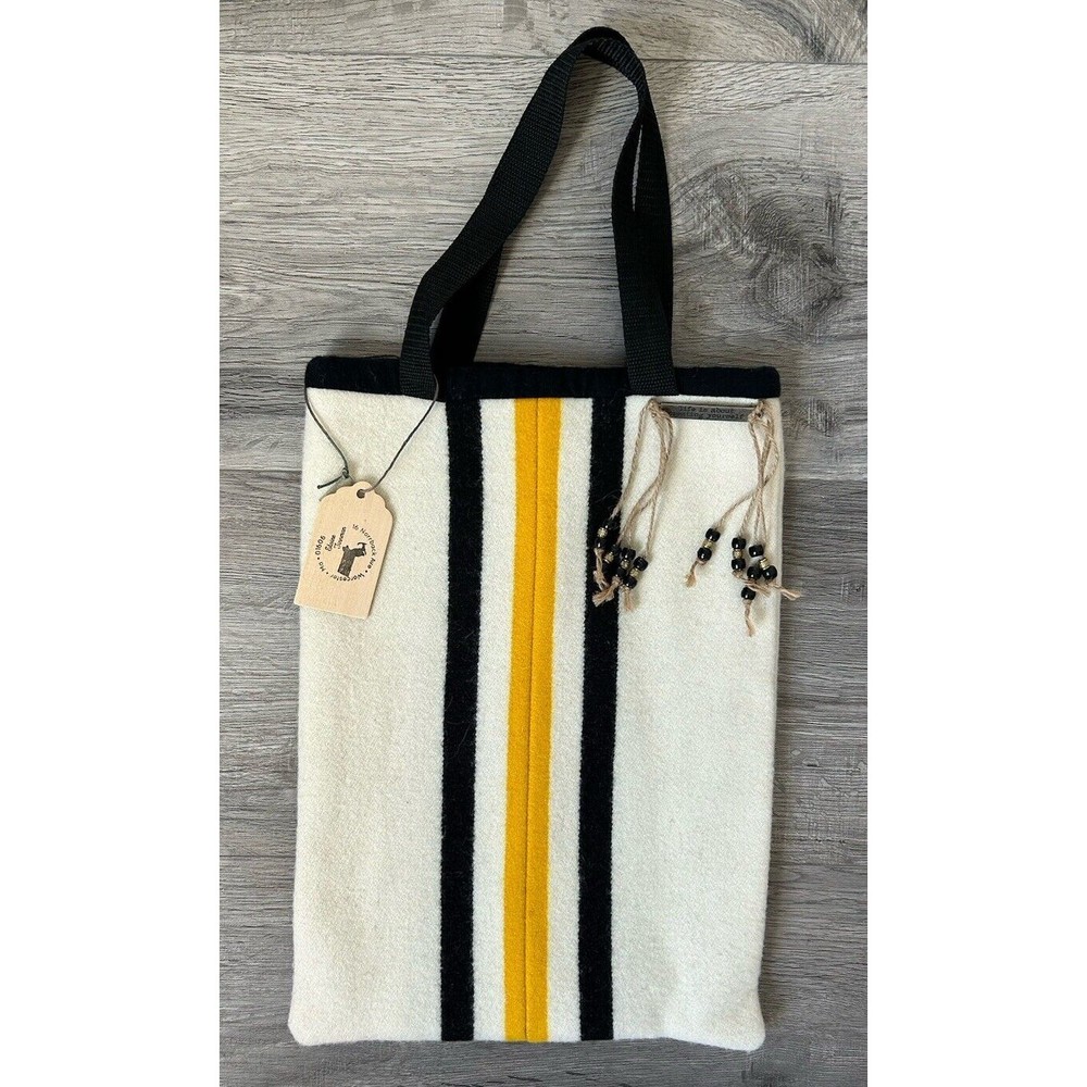 Handmade Wool Boho Western Bag Tote With Tassels - New With Tags
